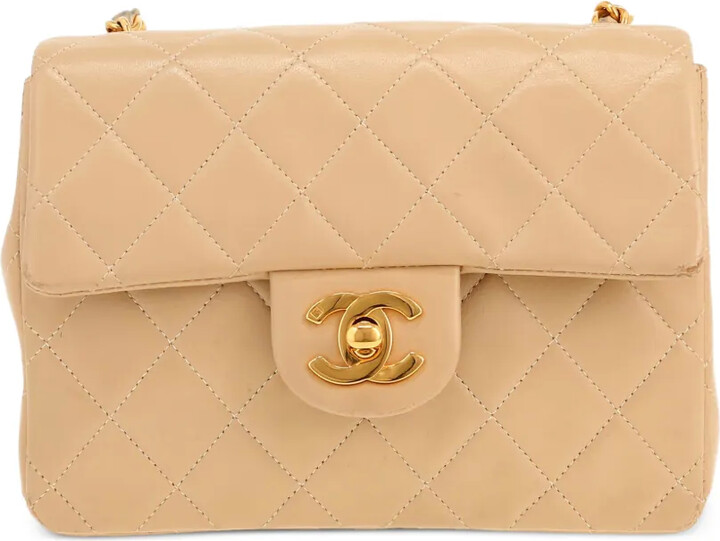 Chanel Pre Owned 1996 mini Carré quilted shoulder bag