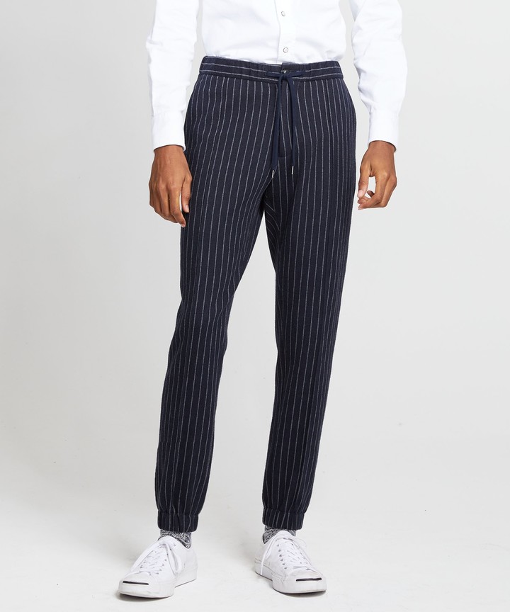 mens pinstripe suit trousers