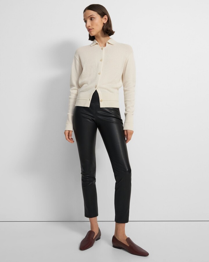Theory Yoke Legging in Leather ShopStyle