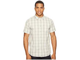 The North Face Short Sleeve Voyager Shirt (High-Rise Grey Plaid