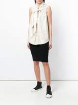 Thumbnail for your product : Rick Owens tie detail waistcoat