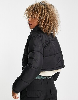 Dickies Atlanta cropped puffer jacket in black Exclusive at ASOS - ShopStyle