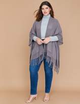 Thumbnail for your product : Lane Bryant Fringe Sweater Overpiece
