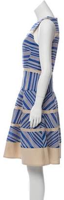 Tibi Stripe A-Line Dress