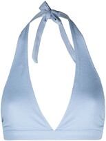 Thumbnail for your product : Ganni Halterneck Bikini Top