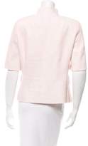 Thumbnail for your product : Akris Textured Three-Quarter Sleeve Jacket
