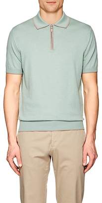 Luciano Barbera Men's Cotton-Cashmere Polo Shirt