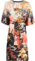 Thumbnail for your product : Etro Floral-Print Kimono Silk Dress