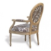 Thumbnail for your product : The Well Appointed House Avery Antiqued Ivory Chair with Scalamandre Resist Fabric