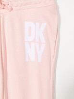 Thumbnail for your product : DKNY Logo-Print Drawstring-Waist Track Pants