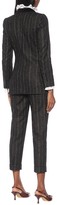Thumbnail for your product : Dolce & Gabbana Pinstriped single-breasted blazer