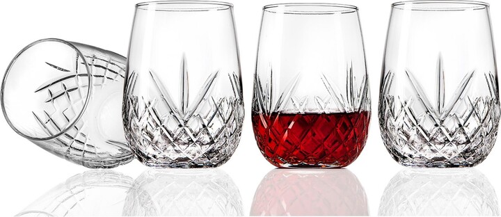 Godinger Wine Glasses, Stemless Wine Glasses, Red Wine Glasses, Drinking  Glasses, European Made Stem…See more Godinger Wine Glasses, Stemless Wine