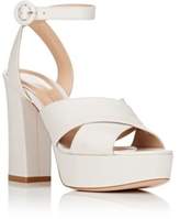 Thumbnail for your product : Gianvito Rossi Women's Roxy Leather Platform Sandals-Offwhite