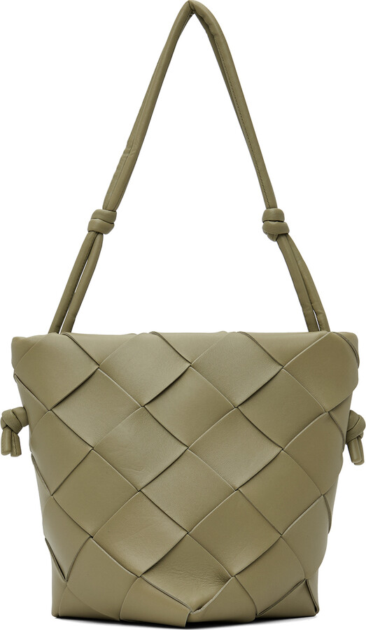 Tin Marin - Yaya Leather Bucket Bag with Mai Woven Bag Strap – The
