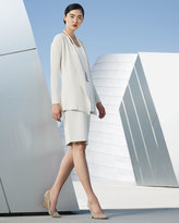 Thumbnail for your product : Eileen Fisher Silk-Cotton Straight Skirt