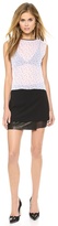 Thumbnail for your product : Alice + Olivia Andra Layered Miniskirt