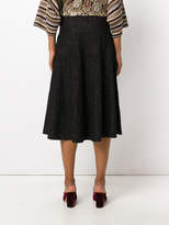 Thumbnail for your product : Antonio Marras ribbed pleated skirt