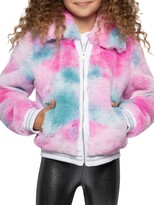 Thumbnail for your product : MIA New York Girl's Tie-Dye Faux Fur Jacket