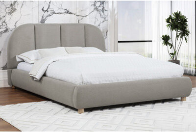 Latitude Run Modern/Contemporary Upholstered 1Pc Bedroom Platform Bed Frame