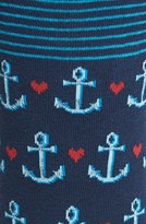 Thumbnail for your product : Hot Sox 'Anchors' Crew Socks