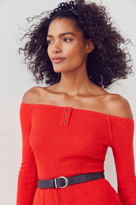 Out From Under Henderson Ribbed Off-The-Shoulder Romper