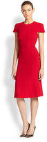 Thumbnail for your product : Carolina Herrera Crepe A-Line Dress