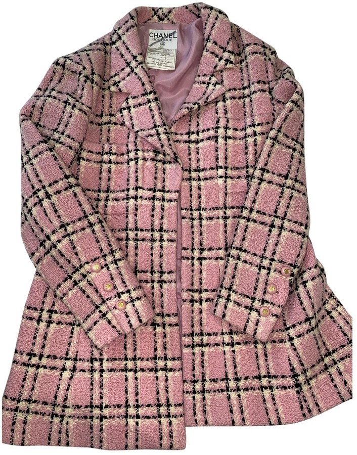 Chanel Pink Tweed Jackets