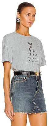 Saint Laurent 1984 T-Shirt in Grey