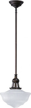 Charlton Home Lugo 1-Light Single Schoolhouse Pendant