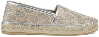 Women's heritage gg lamé espadrille Outlet