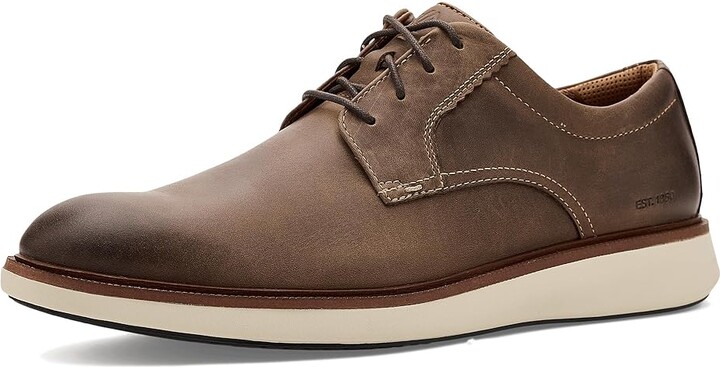 Johnston & Murphy XC+ Parker Plain Toe Men's Shoes Stone Oiled Waterproof Full Grain : 11 M (D) Leather