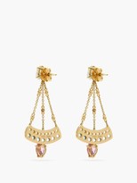 Thumbnail for your product : Dubini Sophia 18kt Gold Chain Chandelier Earrings - Multi