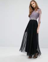 Thumbnail for your product : Little Mistress Sequin Lace Maxi Dress
