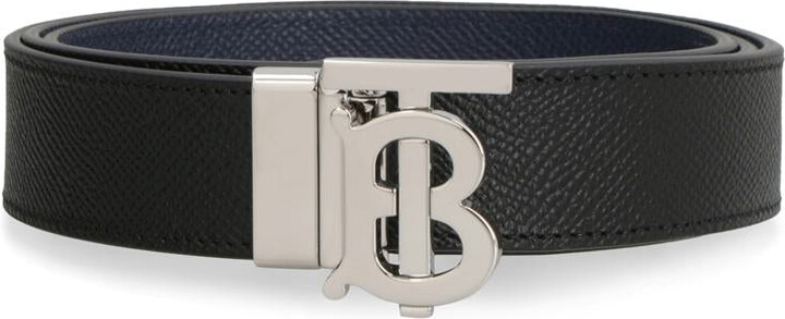 Burberry 3.5cm Reversible Leather Belt - Men - Black Belts