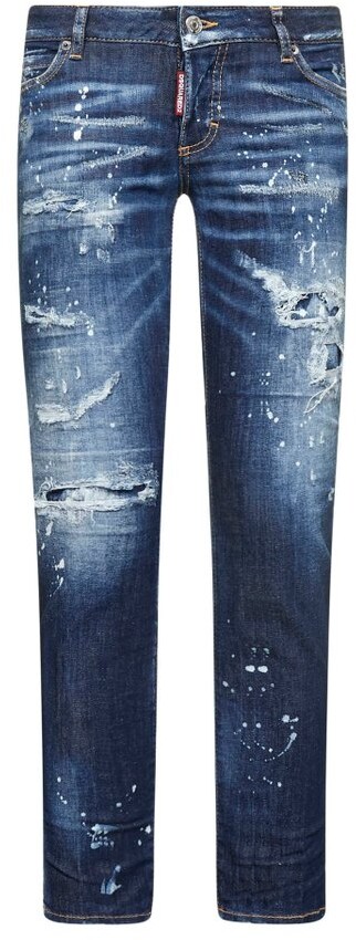 Paint Splattered Jeans Women | Shop the world's largest collection of  fashion | ShopStyle