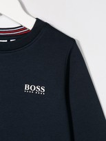 Thumbnail for your product : Boss Kidswear Logo Print Relaxed-Fit Sweatshirt