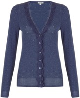 Thumbnail for your product : Jigsaw Lace Trim Thermal Cardigan