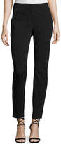 Thumbnail for your product : St. John Fine Stretch Twill Skinny Pants, Black