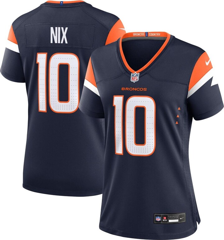 Nike Women's Bo Nix Navy Denver Broncos Alternate Game Jersey
