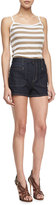 Thumbnail for your product : Theory Brendan Raw Denim Shorts