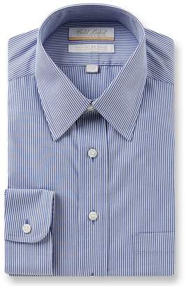 Roundtree & Yorke Gold Label Non-Iron Regular Full-Fit Point Collar Striped Dress Shirt