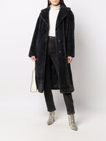 Thumbnail for your product : P.A.R.O.S.H. Belted Teddy Midi Coat