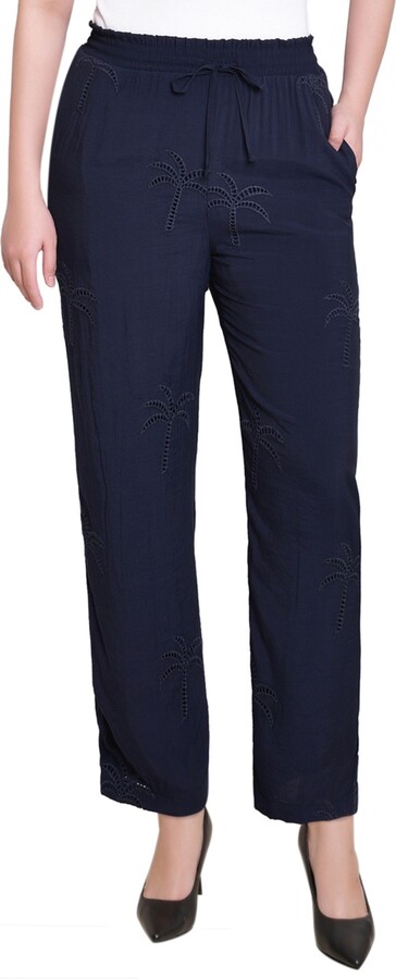 NY Collection Women's Pull On Pants