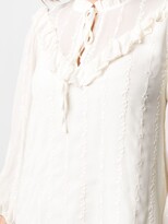 Thumbnail for your product : Liu Jo Embroidered Ruffle-Detail Dress