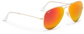 Thumbnail for your product : Ray-Ban 'Aviator Large Metal' mirror sunglasses