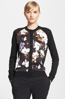 Thumbnail for your product : Erdem Silk Front Knit Cardigan