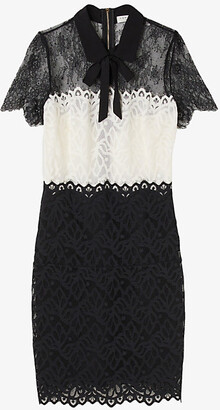 Sandro Black Lace Dress | ShopStyle