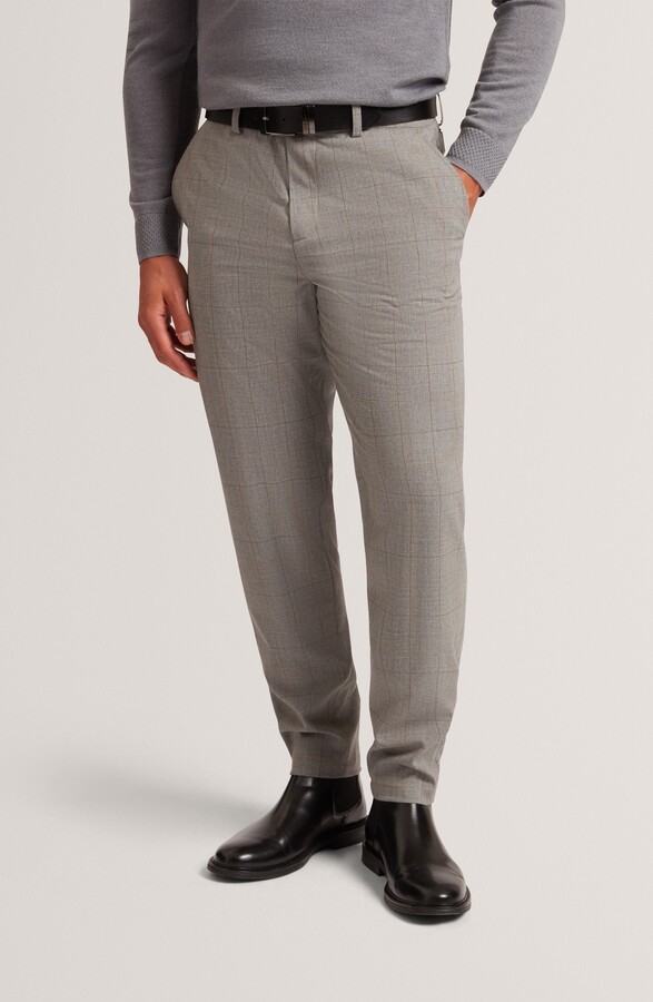 Ted Baker Nathain Check Slim Fit Pants