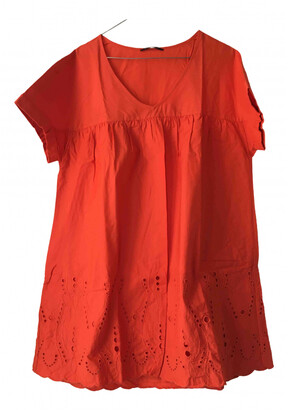 Princesse Tam-Tam Orange Cotton Dress for Women