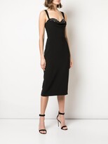 Thumbnail for your product : Marchesa Notte Embellished Cowl Neck Dress